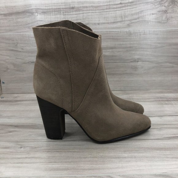 Vince Camuto Creestal Brown Suede Ankle 